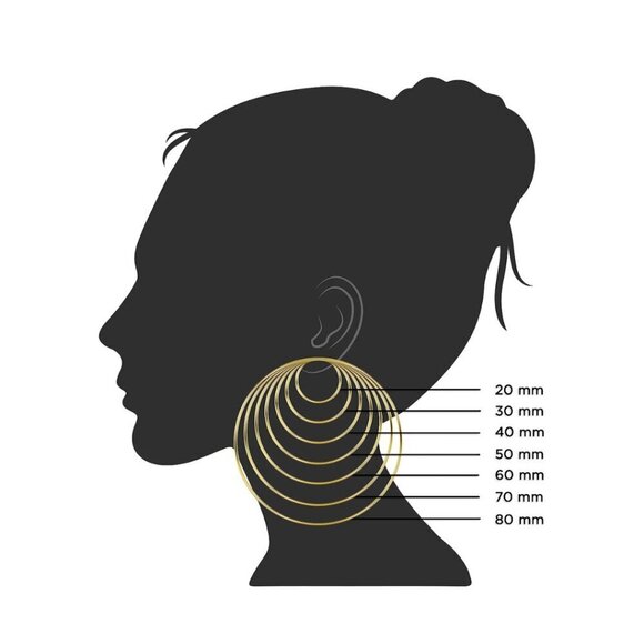 3/$25  Bold Elements Silver Tone Crystal Hoop Earrings - Picture 8 of 10